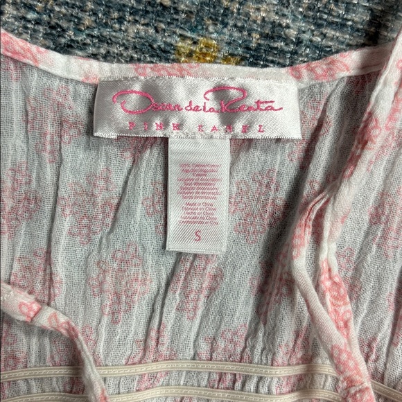 Oscar de laRenta pink label nightie and robe - Picture 6 of 6